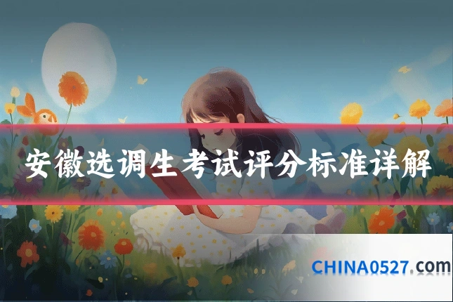 安徽选调生考试评分标准详解