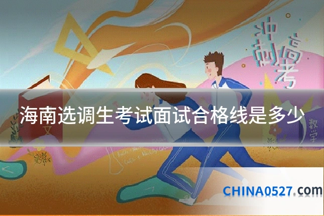 海南选调生考试面试合格线是多少