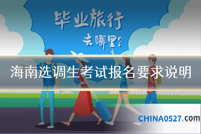 海南选调生考试报名要求说明