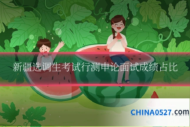 新疆选调生考试行测申论面试成绩占比