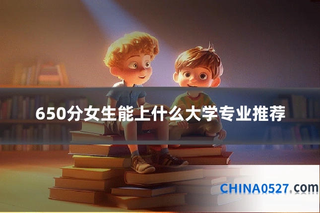 650分女生能上什么大学专业推荐