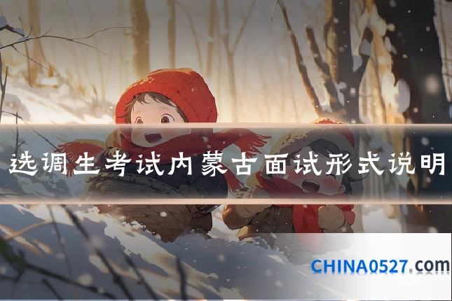 选调生考试内蒙古面试形式说明