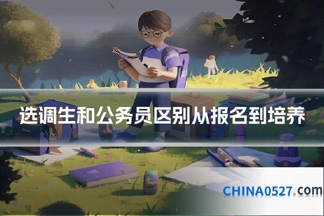 选调生和公务员区别从报名到培养