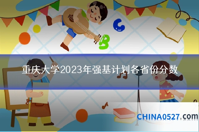 重庆大学2023年强基计划各省份分数