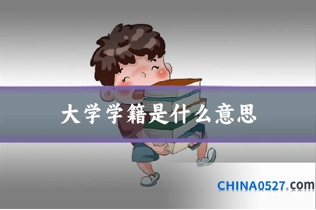 大学学籍是什么意思