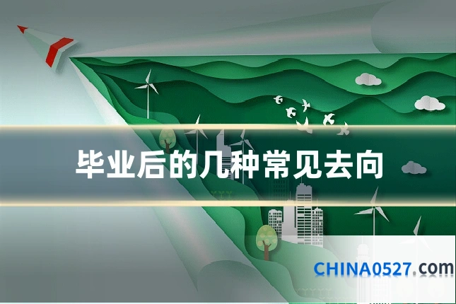 毕业后的几种常见去向