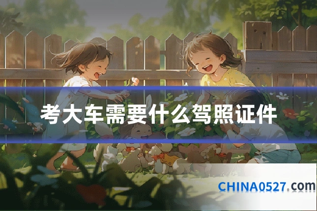考大车需要什么驾照证件