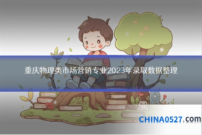 重庆物理类市场营销专业2023年录取数据整理