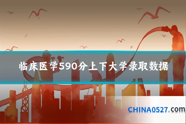 临床医学590分上下大学录取数据