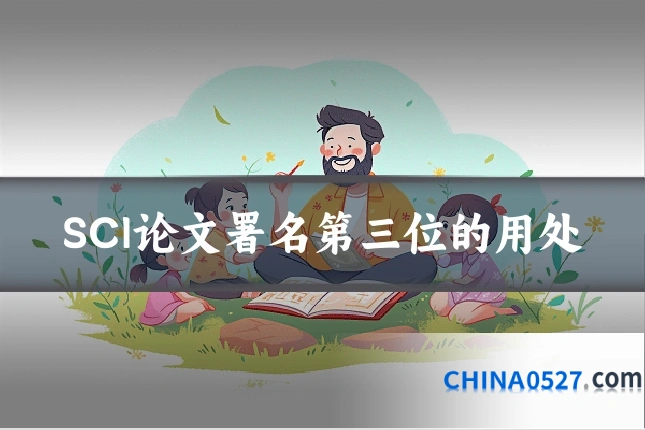 SCI论文署名第三位的用处