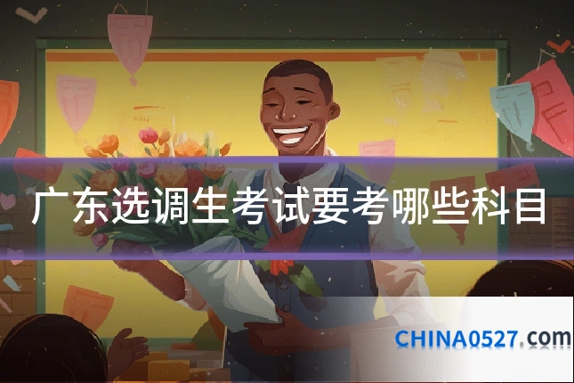 广东选调生考试要考哪些科目