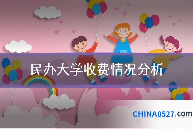 民办大学收费情况分析