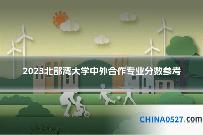 2023北部湾大学中外合作专业分数参考