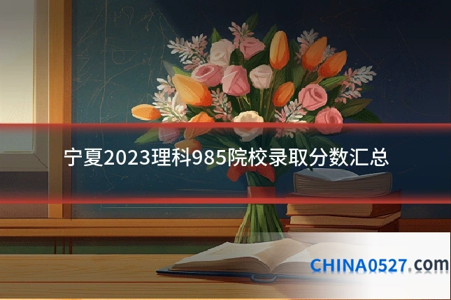 宁夏2023理科985院校录取分数汇总