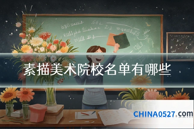 素描美术院校名单有哪些