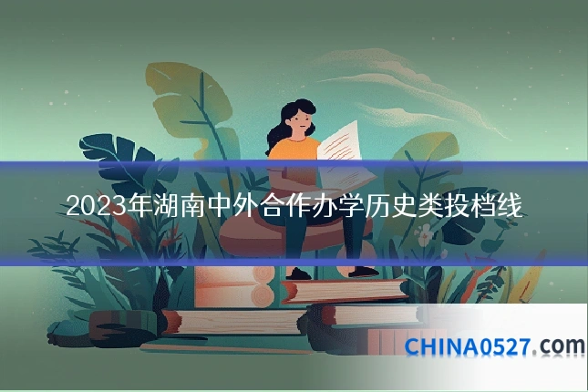 2023年湖南中外合作办学历史类投档线