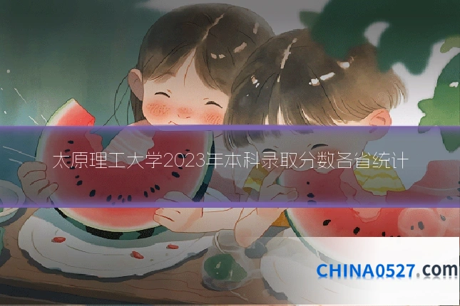太原理工大学2023年本科录取分数各省统计