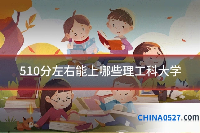 510分左右能上哪些理工科大学
