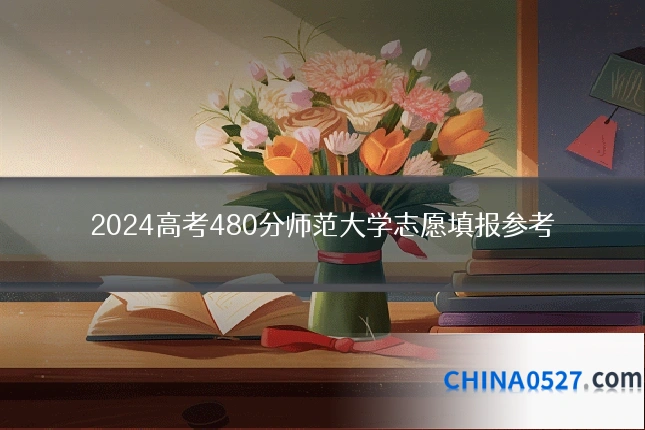 2024高考480分师范大学志愿填报参考