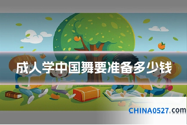 成人学中国舞要准备多少钱