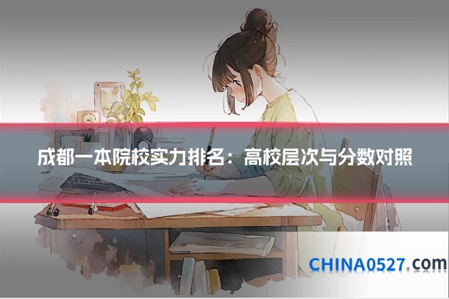 成都一本院校实力排名：高校层次与分数对照
