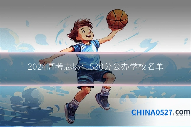 2024高考志愿:530分公办学校名单