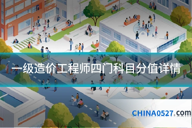 一级造价工程师四门科目分值详情