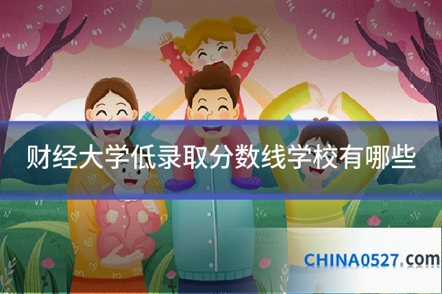 财经大学低录取分数线学校有哪些