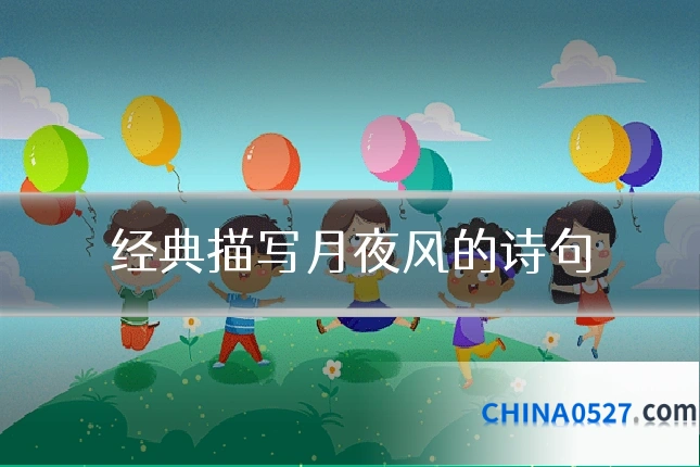 经典描写月夜风的诗句