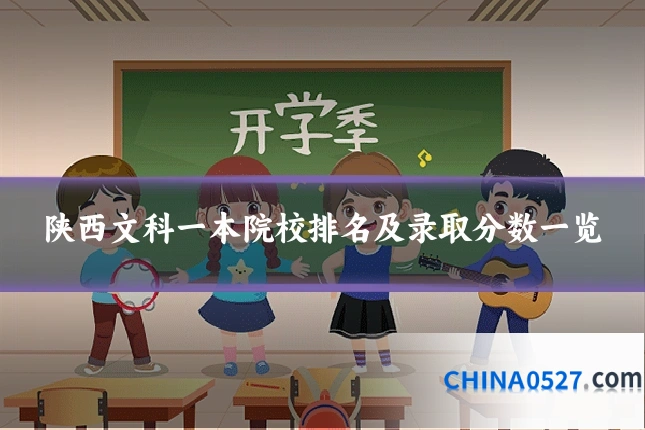 陕西文科一本院校排名及录取分数一览