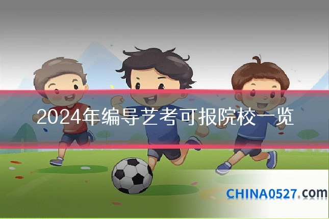 2024年编导艺考可报院校一览