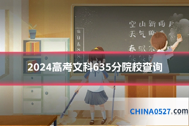 2024高考文科635分院校查询