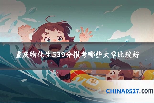 重庆物化生539分报考哪些大学比较好