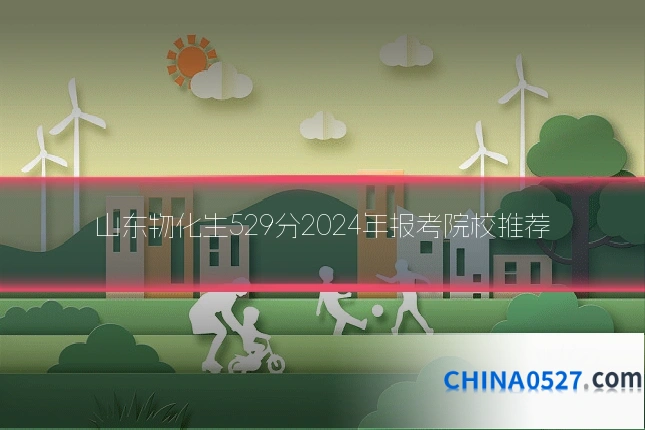 山东物化生529分2024年报考院校推荐