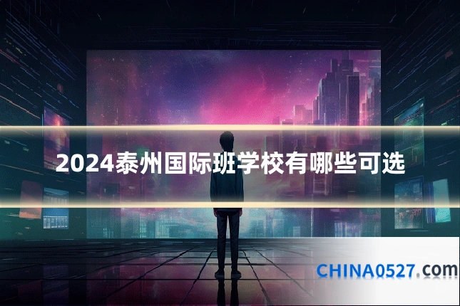 2024泰州国际班学校有哪些可选