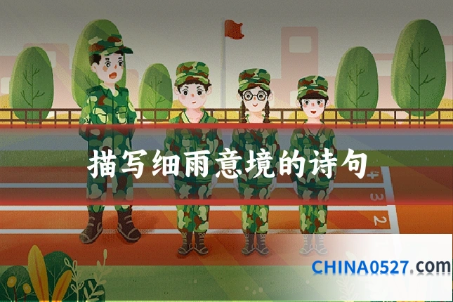 描写细雨意境的诗句