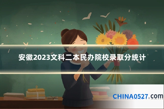 安徽2023文科二本民办院校录取分统计