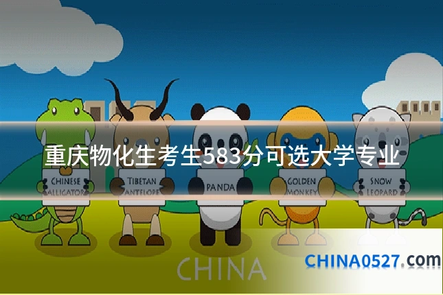 重庆物化生考生583分可选大学专业