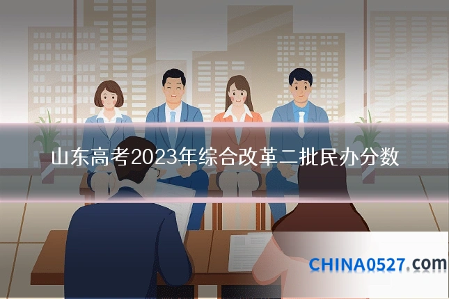 山东高考2023年综合改革二批民办分数