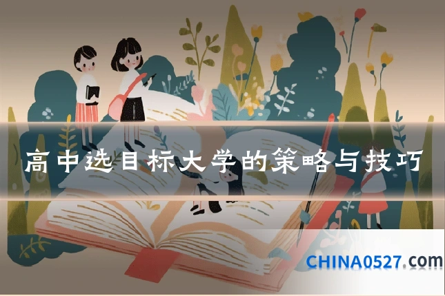 高中选目标大学的策略与技巧