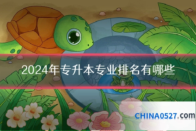 2024年专升本专业排名有哪些