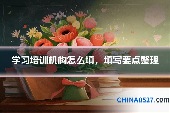 学习培训机构怎么填,填写要点整理