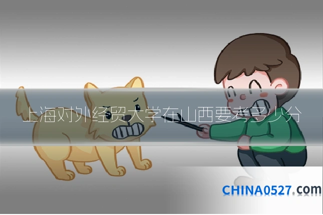 上海对外经贸大学在山西要考多少分