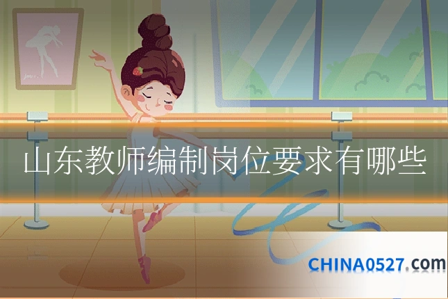 山东教师编制岗位要求有哪些