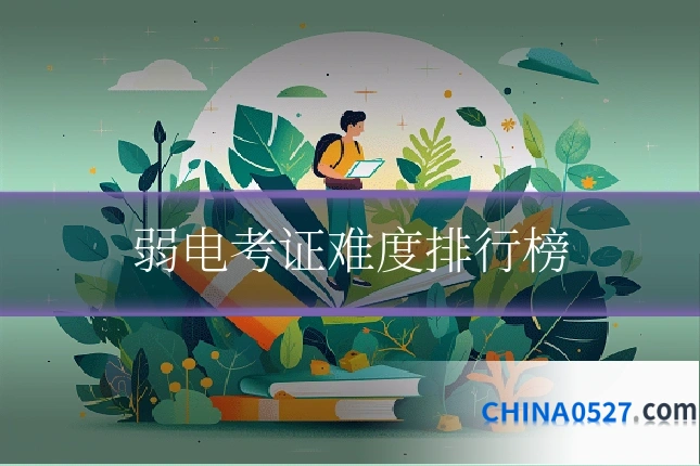 弱电考证难度排行榜