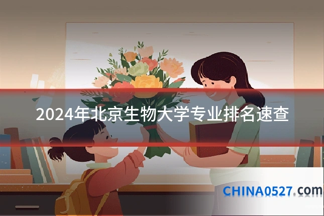 2024年北京生物大学专业排名速查