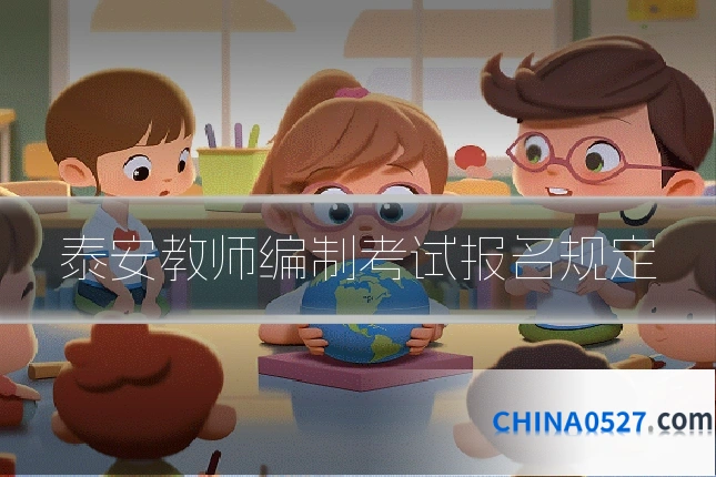 泰安教师编制考试报名规定