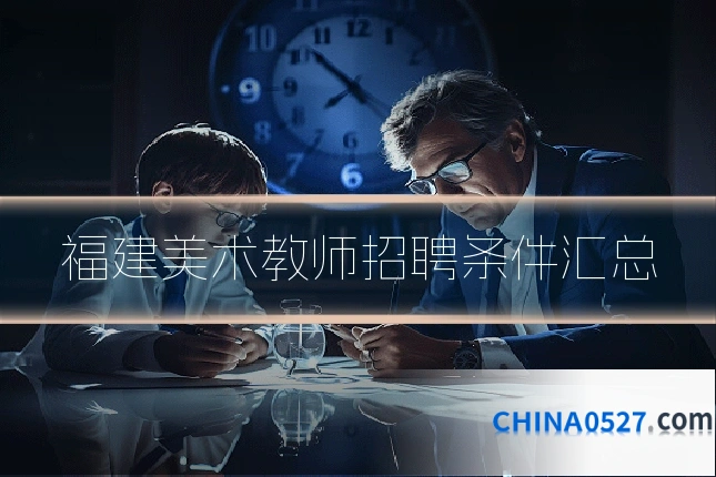 福建美术教师招聘条件汇总