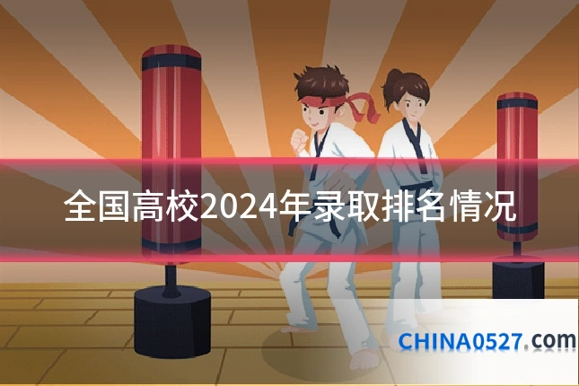 全国高校2024年录取排名情况