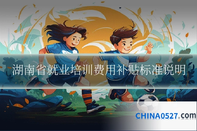 湖南省就业培训费用补贴标准说明